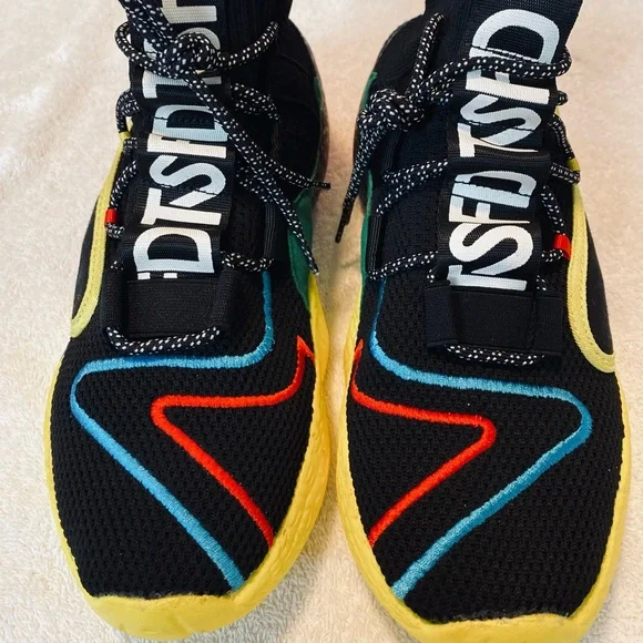 Almost Brand New - TSFD Wiipop High Top Sock Sneakers - Box 36 - Picture 1 of 7